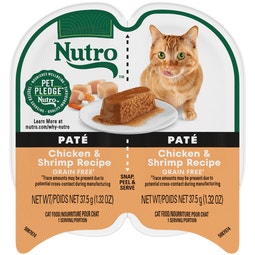 NUTRO PERFECT PORTIONS Adult Paté Chicken & Shrimp Recipe image