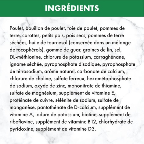 Nourriture humide pour chiens adultes NUTRO(MC) Natural Choice(MC) Pain de viande de première qualité Recette avec poulet, pommes de terre, carottes et petits pois image 1