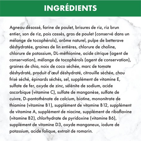 Nourriture sèche pour chiens adultes NUTRO(MC) NATURAL CHOICE(MC) Petites bouchées Recette avec agneau et riz brun image 1