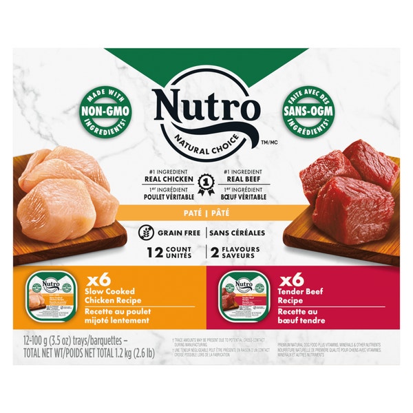 NUTRO™ Natural Choice™Adult Paté Slow Cooked Chicken and Tender Beef Recipe image 1