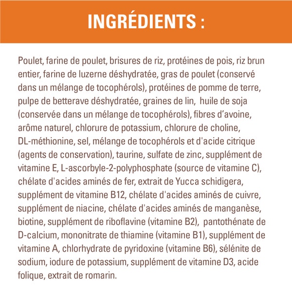 Nourriture sèche pour chats adultes d’intérieur NUTRO(MC) WHOLESOME ESSENTIALS(MC) Recette avec poulet et riz brun image 6