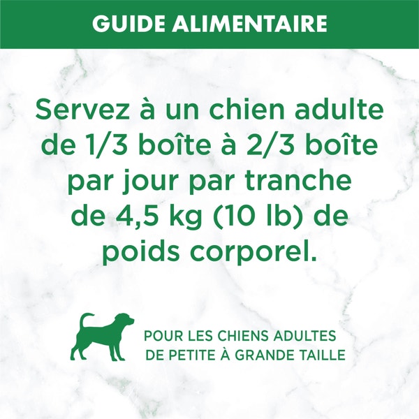 Nourriture humide pour chiens adultes NUTRO(MC) Natural Choice(MC) Pain de viande de première qualité Recette avec poulet, pommes de terre, carottes et petits pois image 4