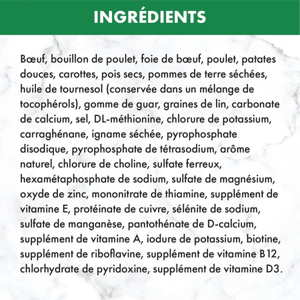 Nourriture humide pour chiens adultes NUTRO(MC) Natural Choice(MC) Pain de viande de première qualité Recette avec bœuf, patates douces et carottes image 6