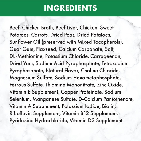 NUTRO™ Natural Choice™ Premium Loaf Adult Beef, Sweet Potato & Carrot Recipe image 6