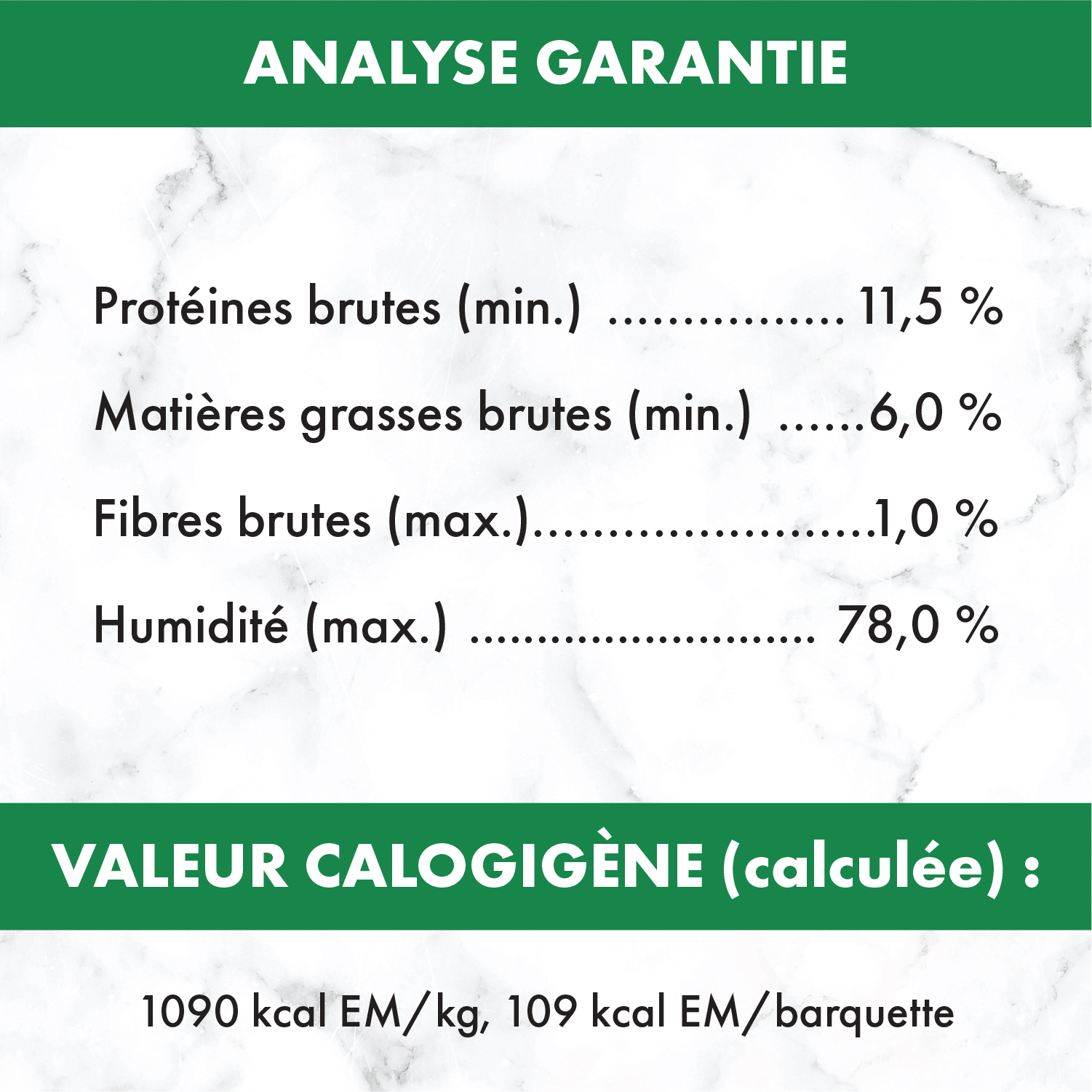 Nourriture humide pour chiens adultes NUTRO(MC) Natural Choice(MC) Pâté Recette au bœuf tendre guaranteed analysis image