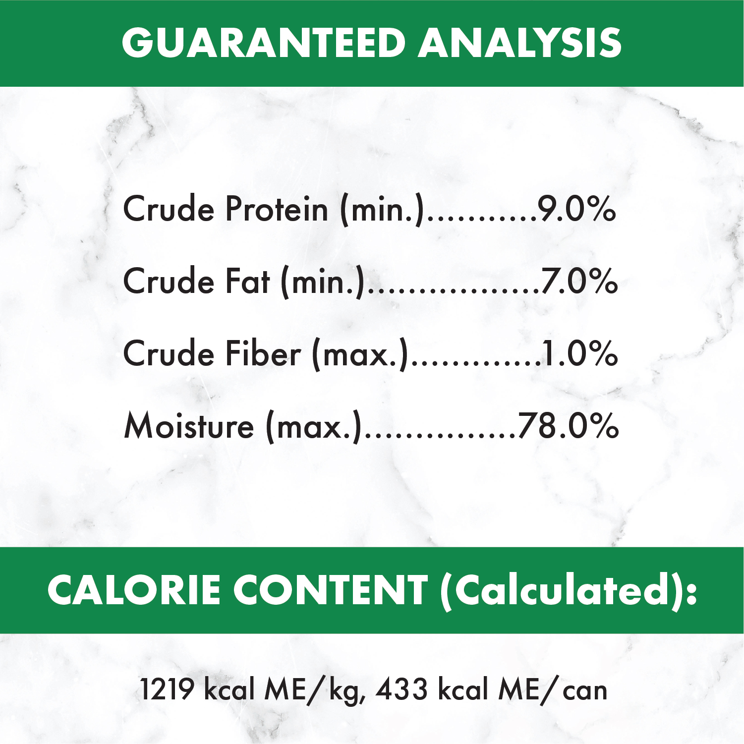 NUTRO™ Natural Choice™ Premium Loaf Adult Beef, Sweet Potato & Carrot Recipe guaranteed analysis image