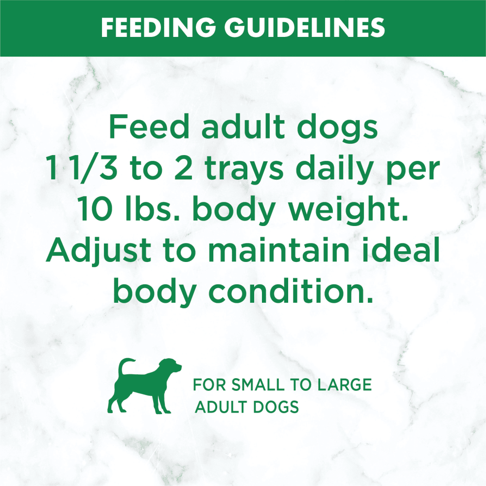 NUTRO™ Natural Choice™ Adult Paté Slow Cooked Chicken Recipe feeding guidelines image