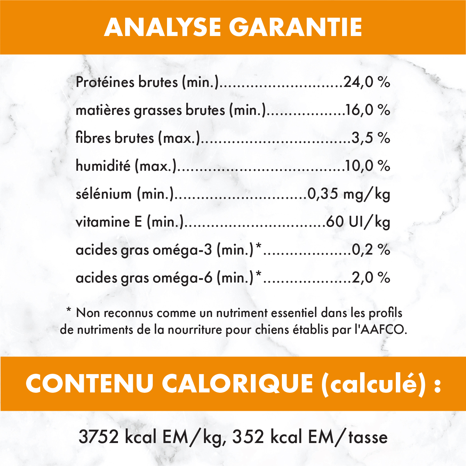 Nourriture sèche pour chiens adultes de petite race NUTRO(MC) NATURAL CHOICE(MC) Recette avec poulet et riz brun guaranteed analysis image