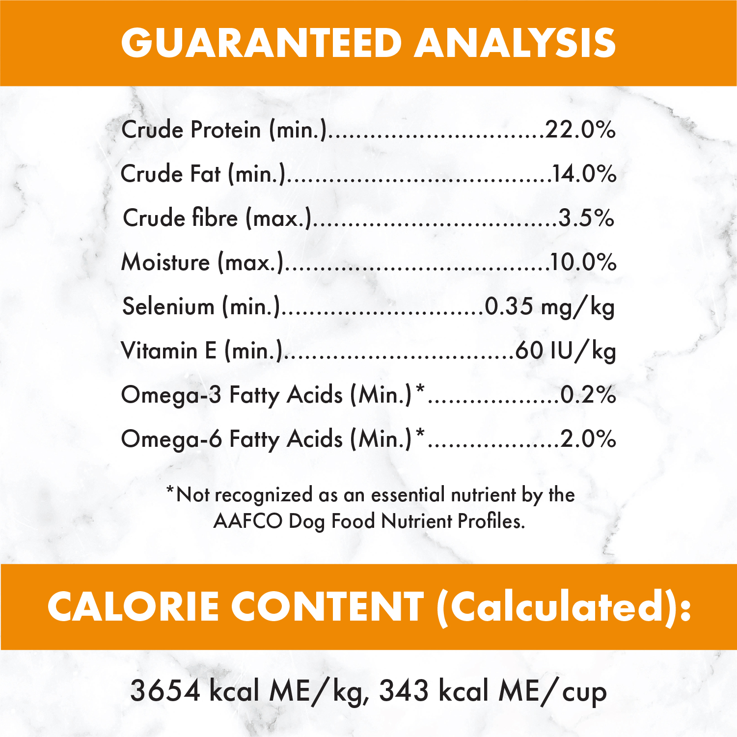NUTRO™ NATURAL CHOICE™ Adult Chicken & Brown Rice Recipe guaranteed analysis image