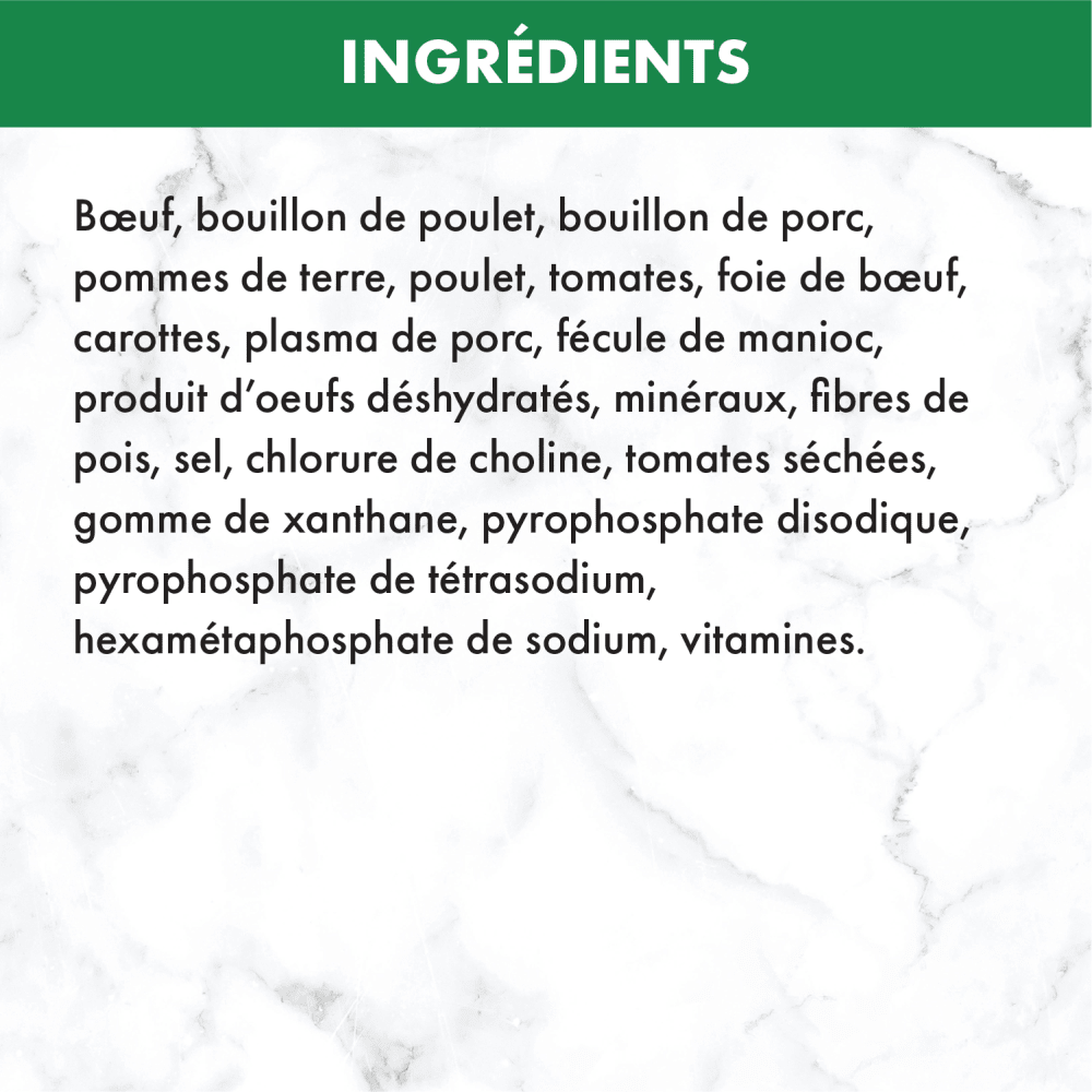 Nourriture humide pour chiens adultes NUTRO(MC) Natural Choice(MC) Coupes en sauce Ragoût avec bœuf et pommes de terre ingredients image