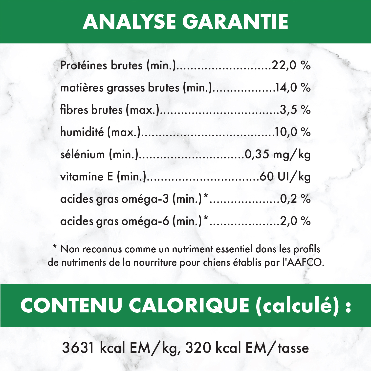 Nourriture sèche pour chiens adultes NUTRO(MC) NATURAL CHOICE(MC) Recette avec agneau et riz brun guaranteed analysis image